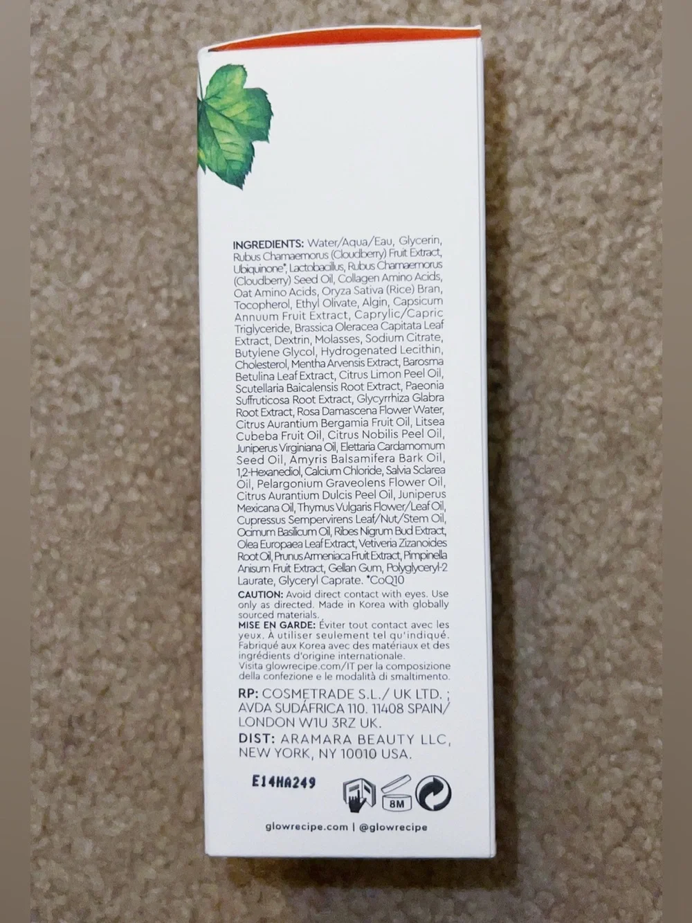 Glow Recipe Cloudberry Bright Essence Toner